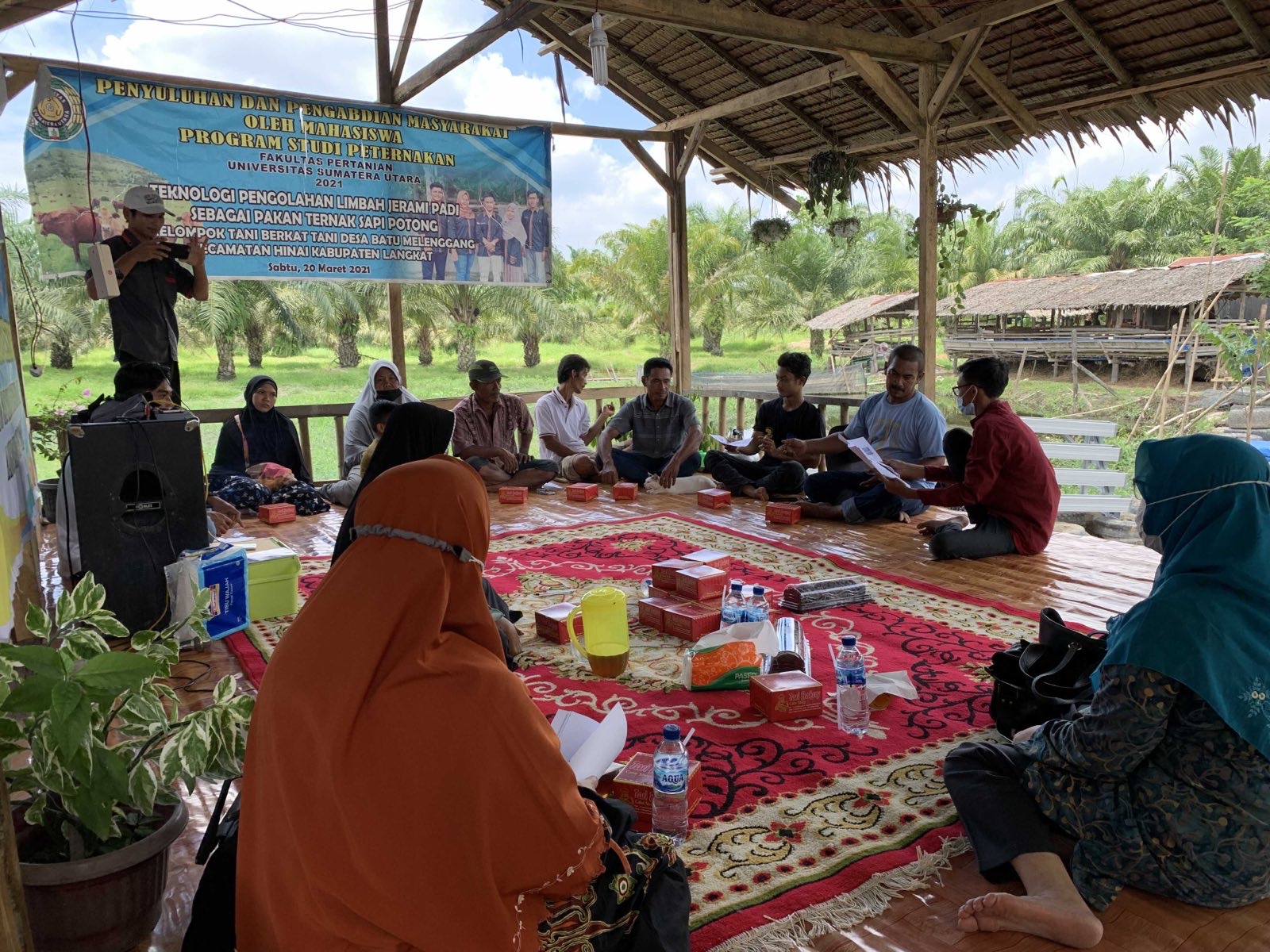Professor of the Faculty of Agriculture conducts Community Service on the Creation of Educational Tourism Parks for Agriculture, Animal Husbandry, and Fisheries in Batu Melenggang Village, Hinai District, Langkat Regency
